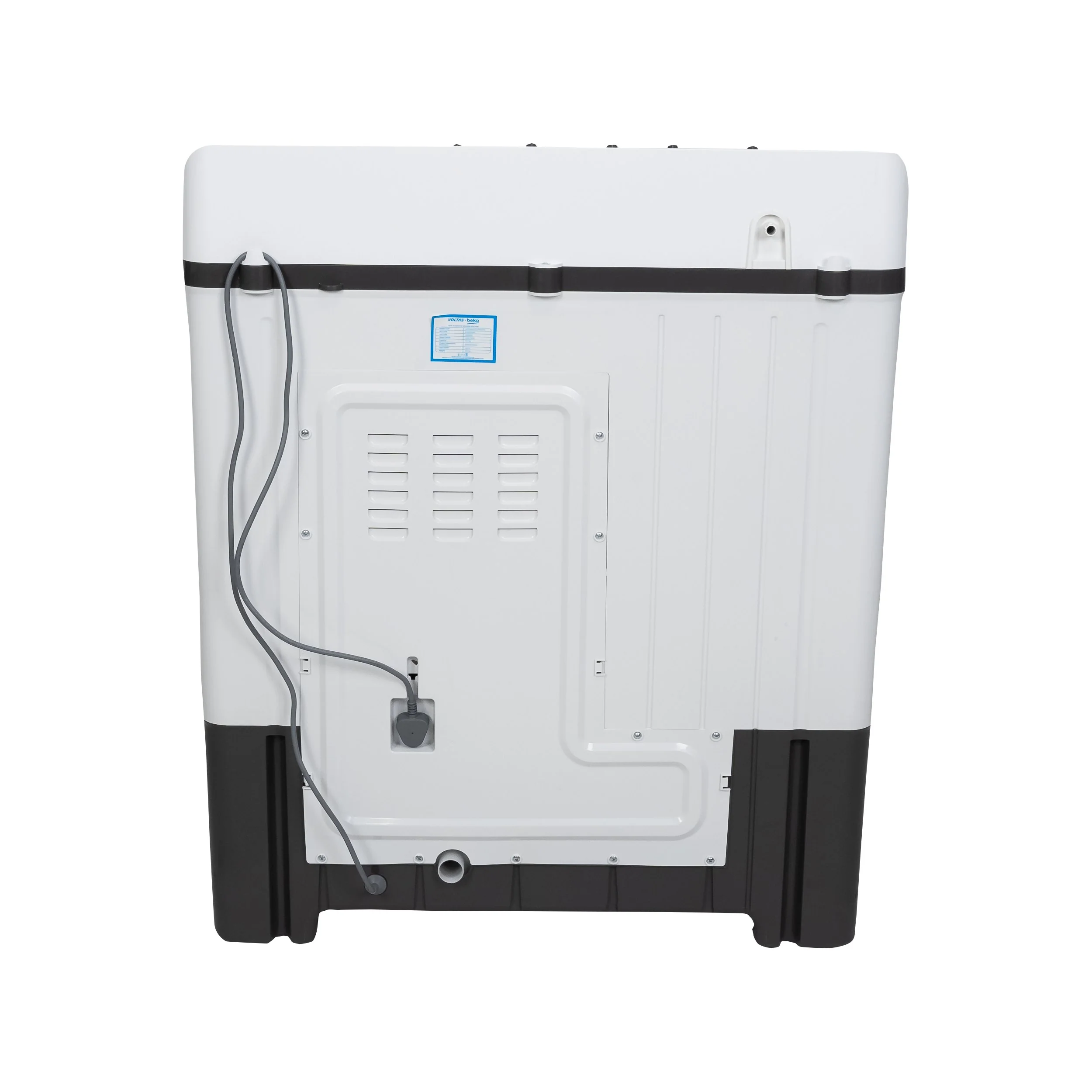 10 Kg 5 Star Semi-Automatic Top Load Washing Machine (WTT100UPA/GR5KPTD, Grey, Special pulsator and Double waterfall Technology) , Voltas Beko, A Tata Product - Image 4