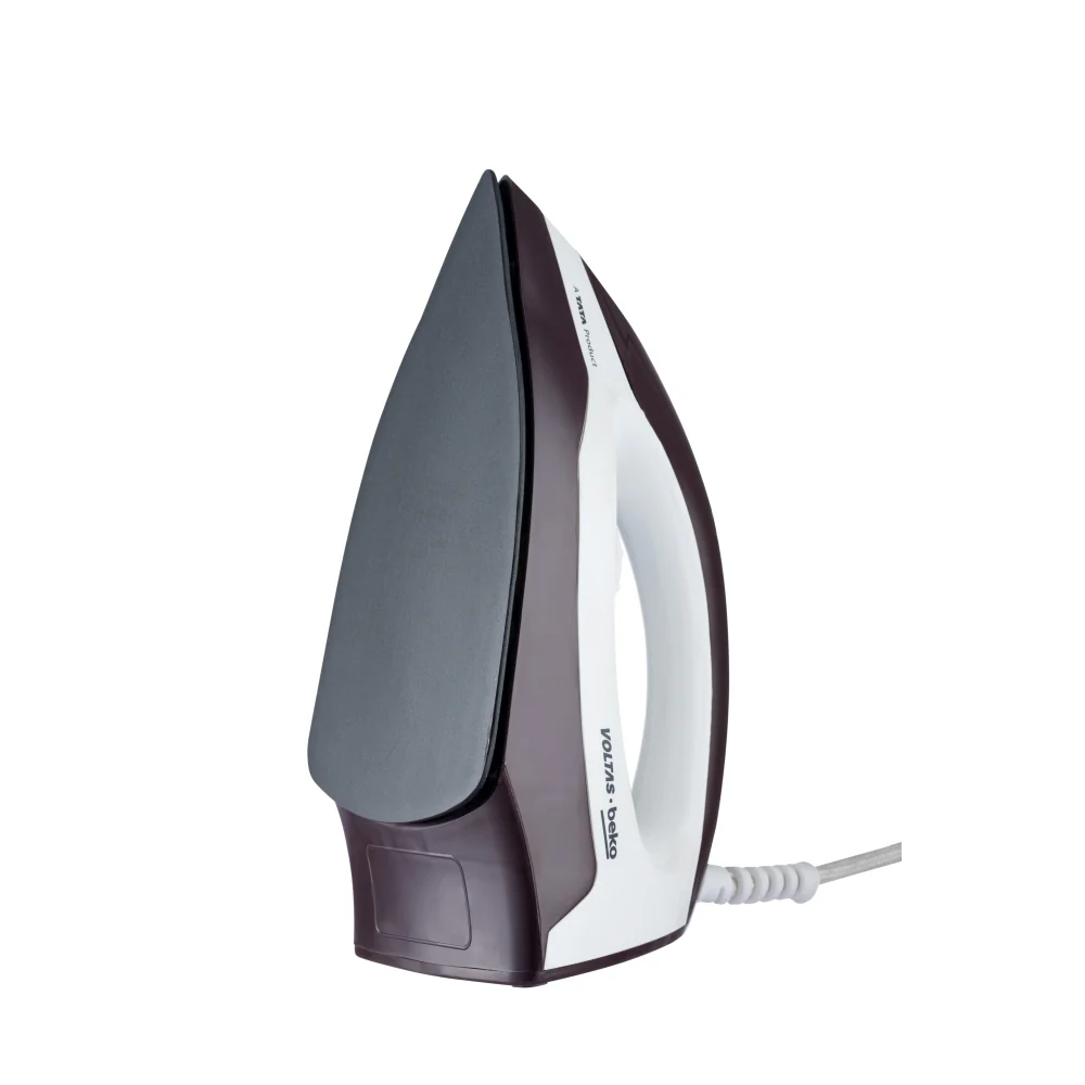 1000 W Dry Iron (I1000VD-BGWH, Burgundy-White, with Crease-busting Greblon Soleplate) , Voltas Beko, A Tata Product - Image 9