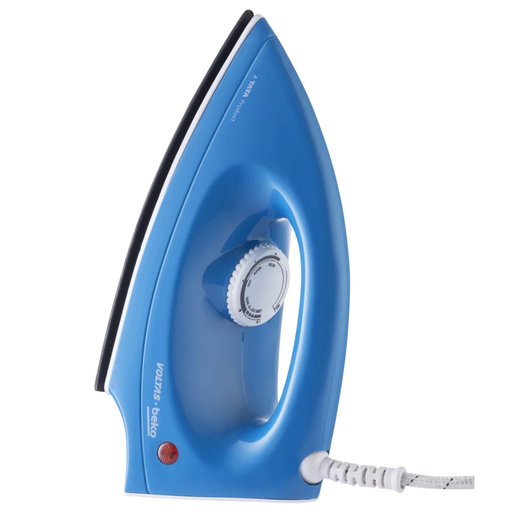 1000 W Dry Iron (I1000VD-BU, Blue, with Crease-busting Greblon Soleplate) , Voltas Beko, A Tata Product - Image 7
