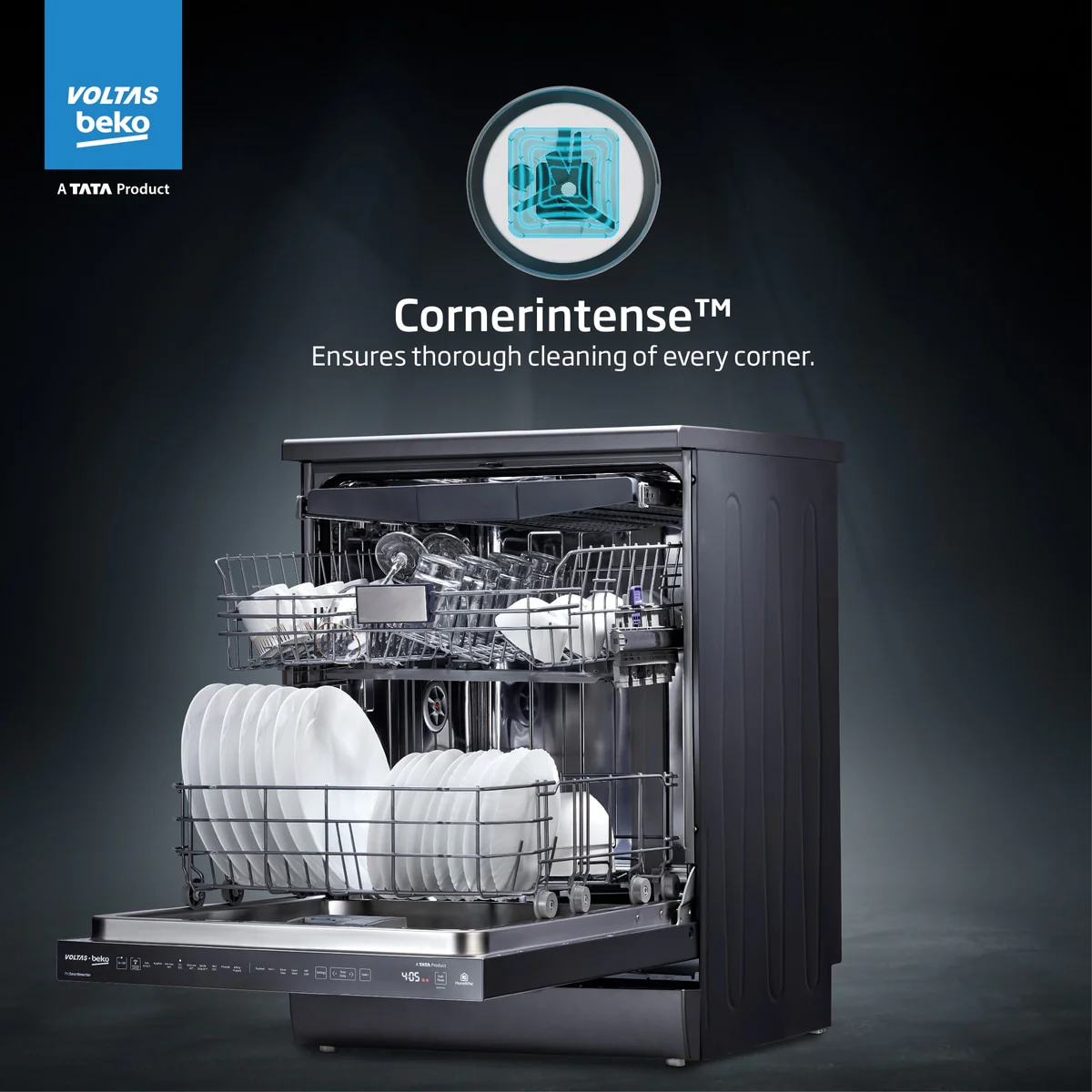 15 Place Settings Dishwasher (DF15A) , Voltas Beko, A Tata Product - Image 4