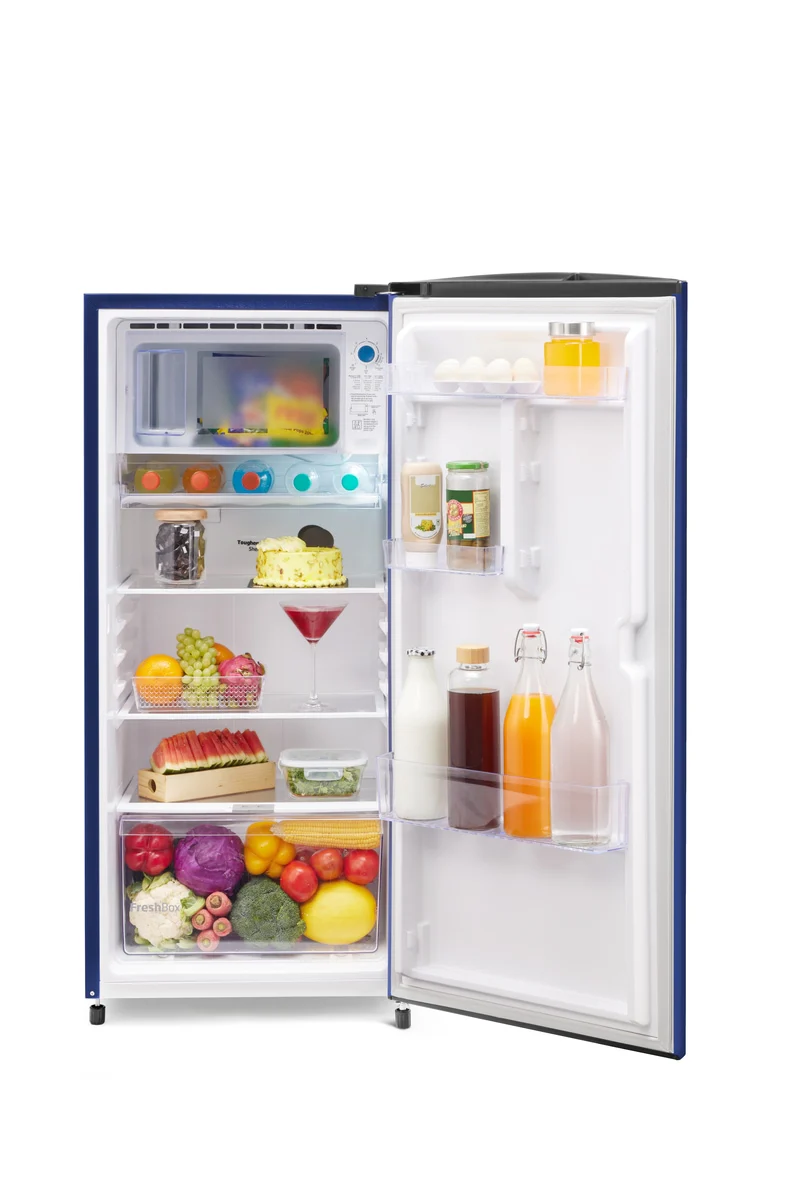183 L 2 Star Direct Cool Single Door Refrigerator (RDC215D/S0WBR0M0000GO, Stella Blue, With Fresh Box Technology and Chiller Zone) , Voltas Beko, A Tata Product - Image 12