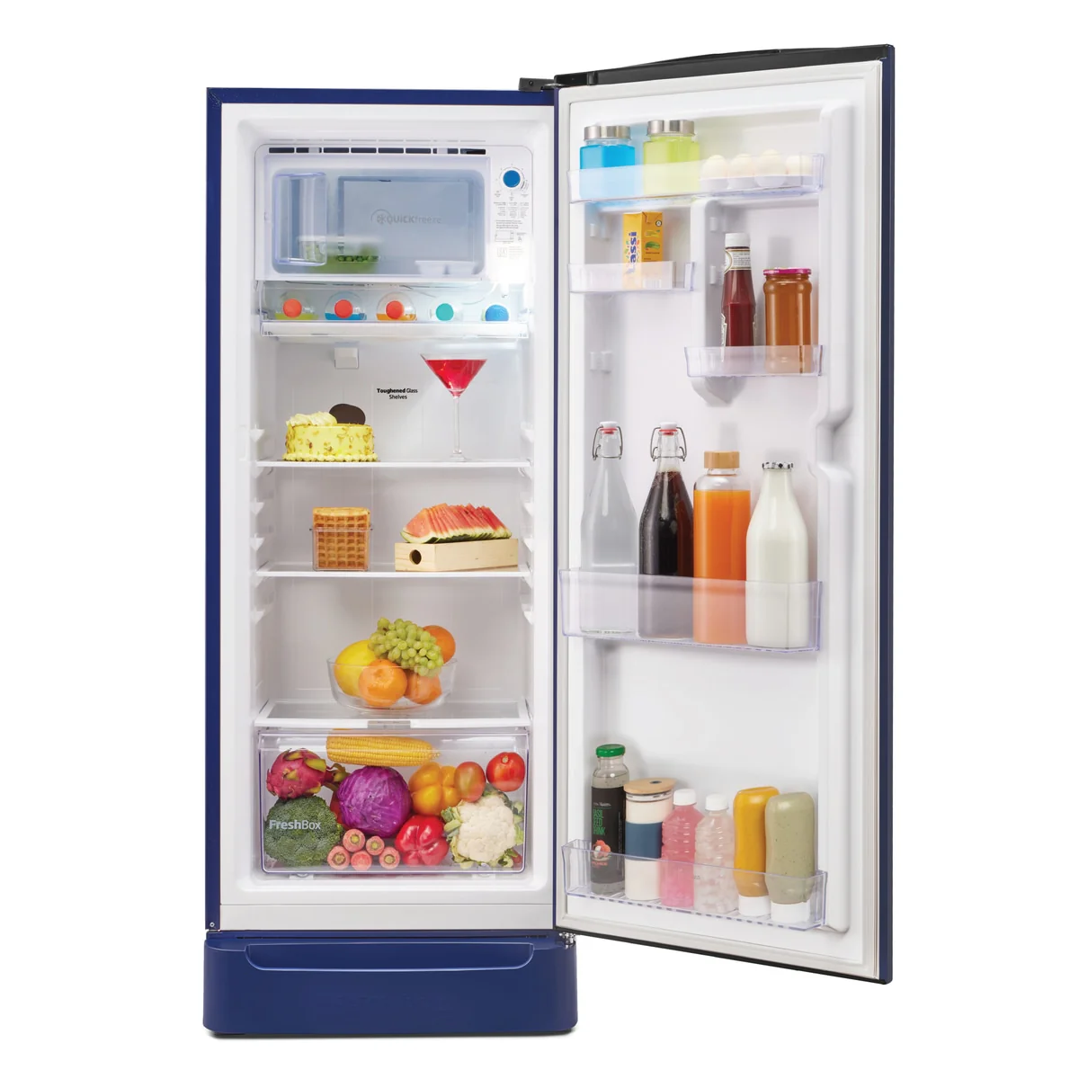 183 L 5 Star Direct Cool Single Door Refrigerator (RDC215A / W0BBRTM0000GO, Bonita Blue, Fresh Box Technology, with Quick Frezze) , Voltas Beko, A Tata Product - Image 11