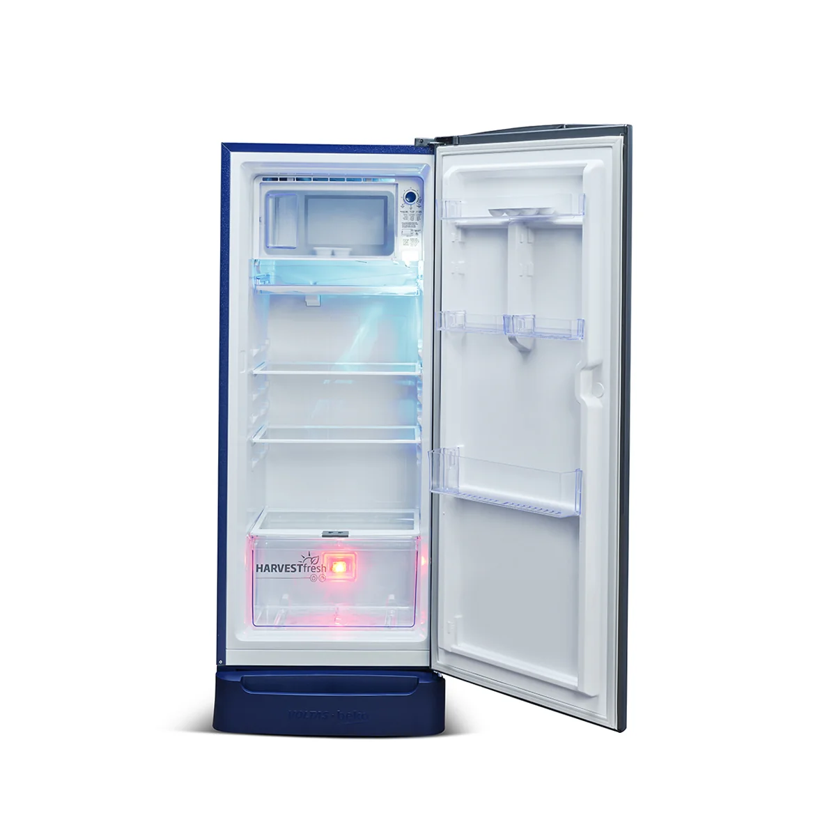 208 L 3 Star Direct Cool Single Door Refrigerator (RDC240C / W0RBR0MHB00GO, Rainy Blue) , Voltas Beko, A Tata Product - Image 15