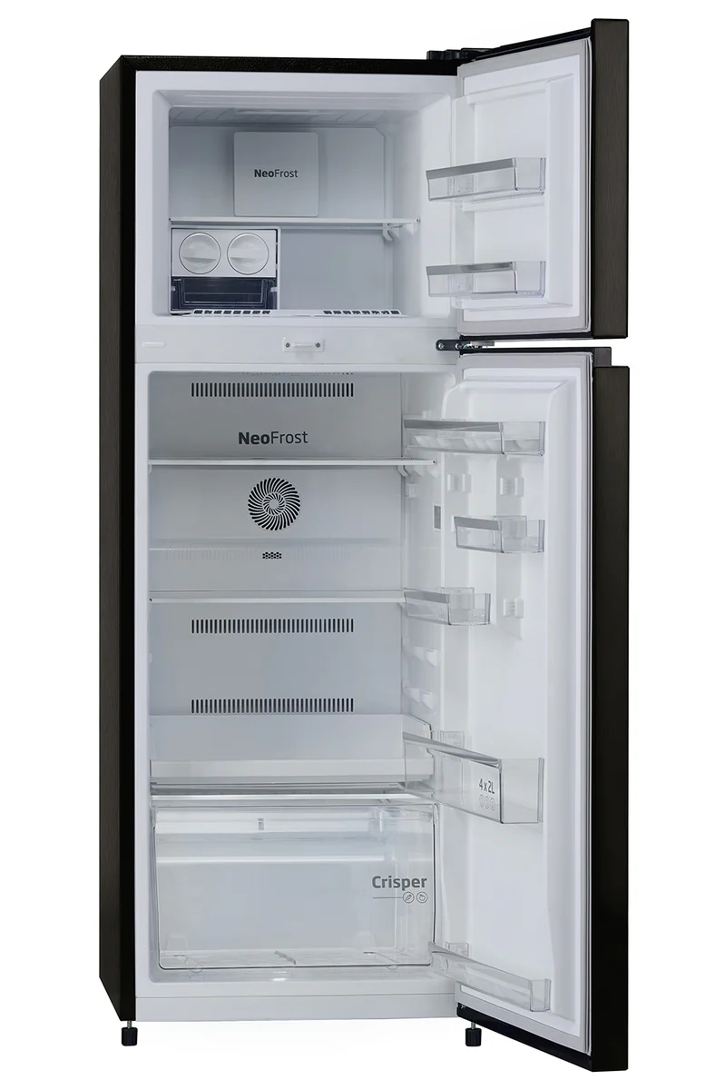 283 L 2 Star 6-in-1 Adjustable Frost Free Inverter Double-Door Refrigerator (RFF334D/WPV100RXBD, Wooden Black) , Voltas Beko, A Tata Product - Image 14