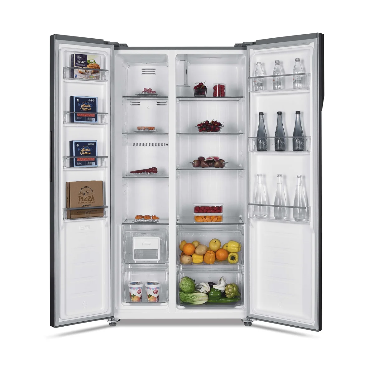 472 L Frost Free Side by Side Refrigerator (RSB495/FPV300RXID, Inox Steel, Electronic Temperature Control and Display, with ProSmart Inverter Compressor) , Voltas Beko, A Tata Product - Image 8