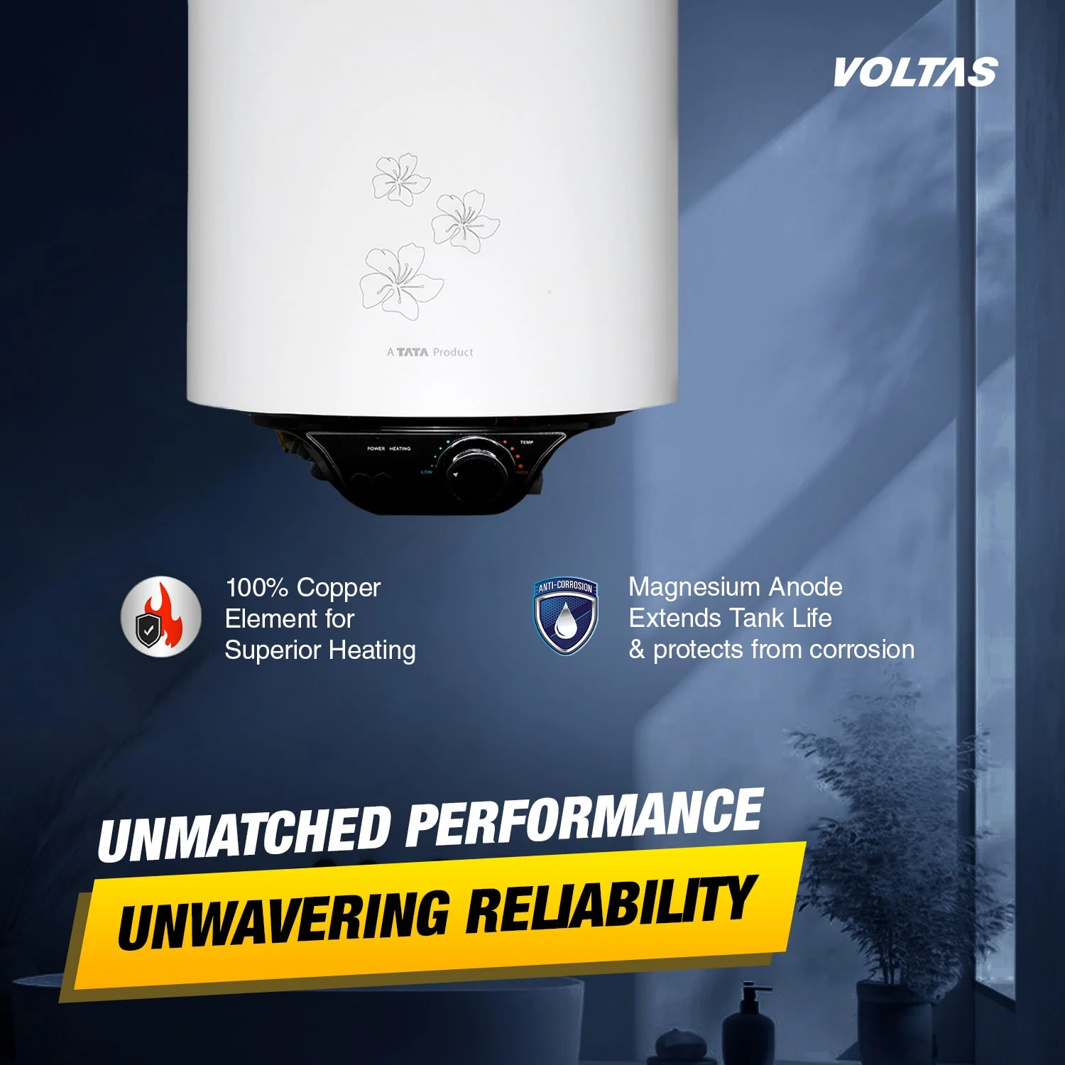 Voltas Aqua M Water Heater - 15 L (2000 W) - Image 7