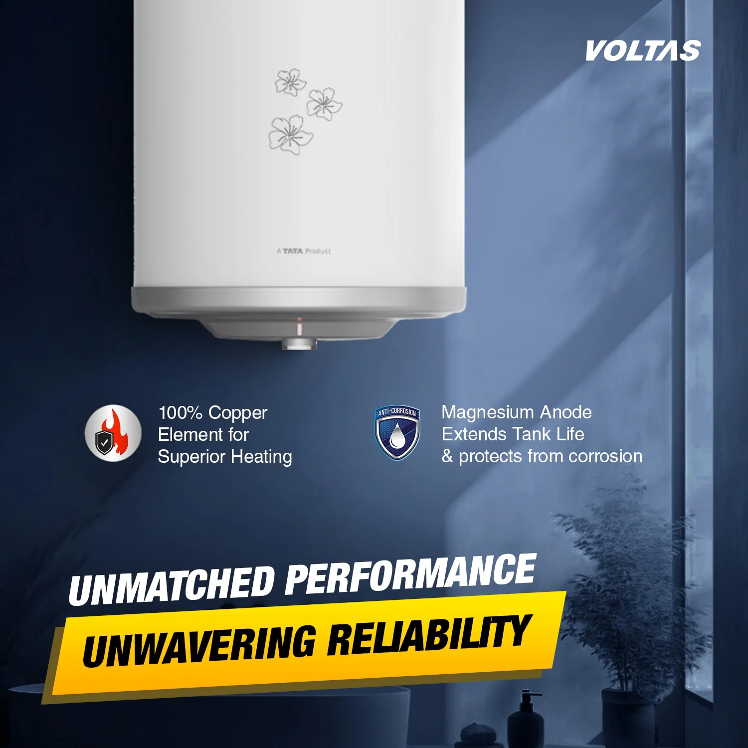 Voltas Aqua Prime 4 Star Water Heater - 10L (2000 W) - Image 5