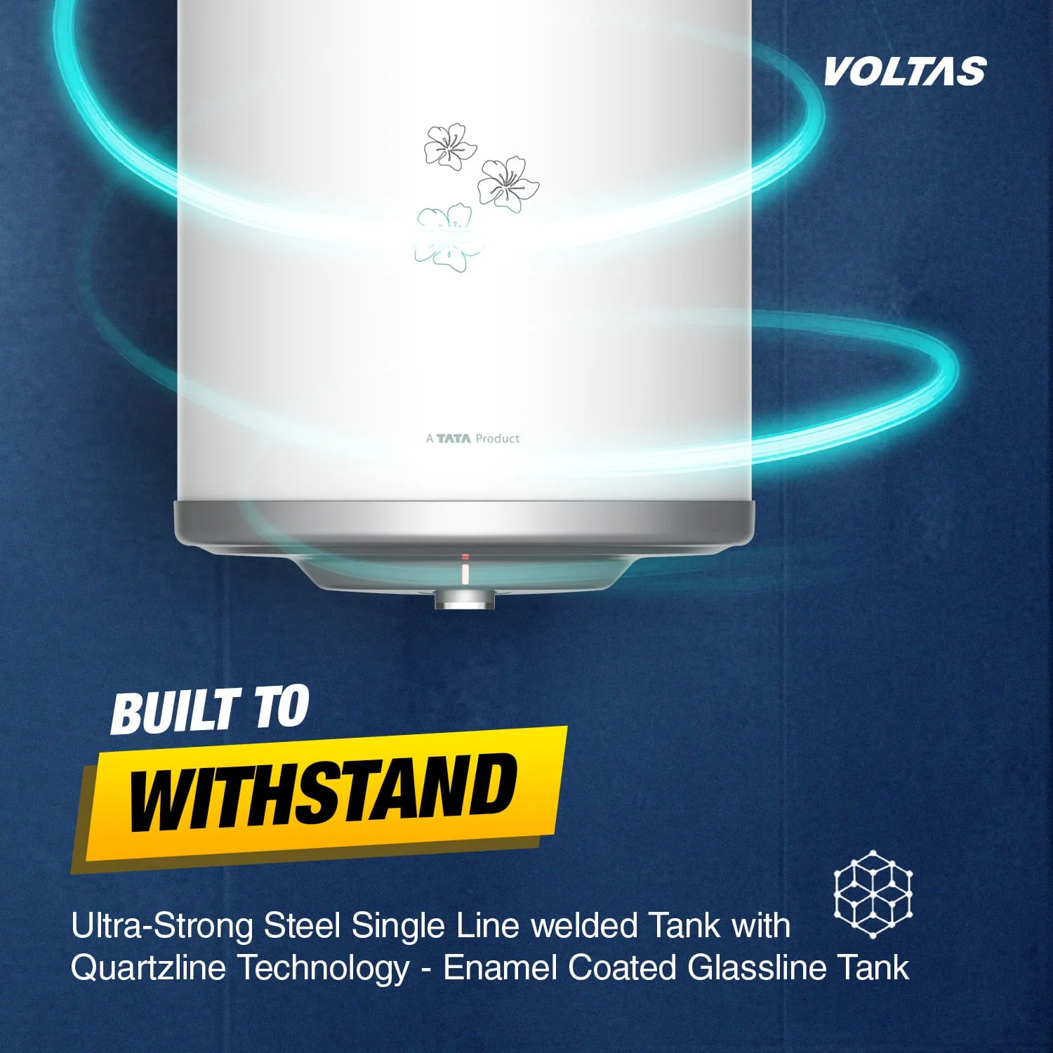 Voltas Aqua Prime 4 Star Water Heater - 25L (2000 W) - Image 4