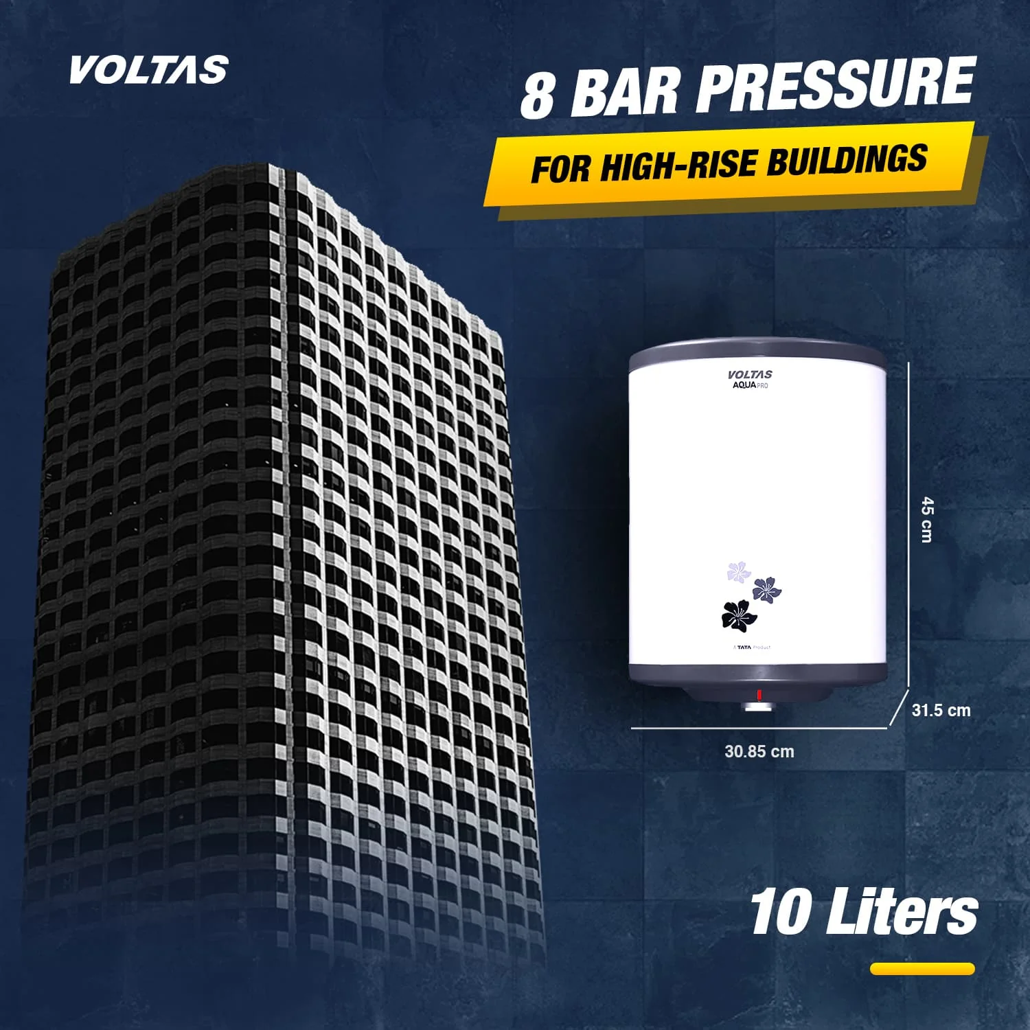 Voltas Aqua Pro Water Heater - 10 L (2000 W) - Image 10