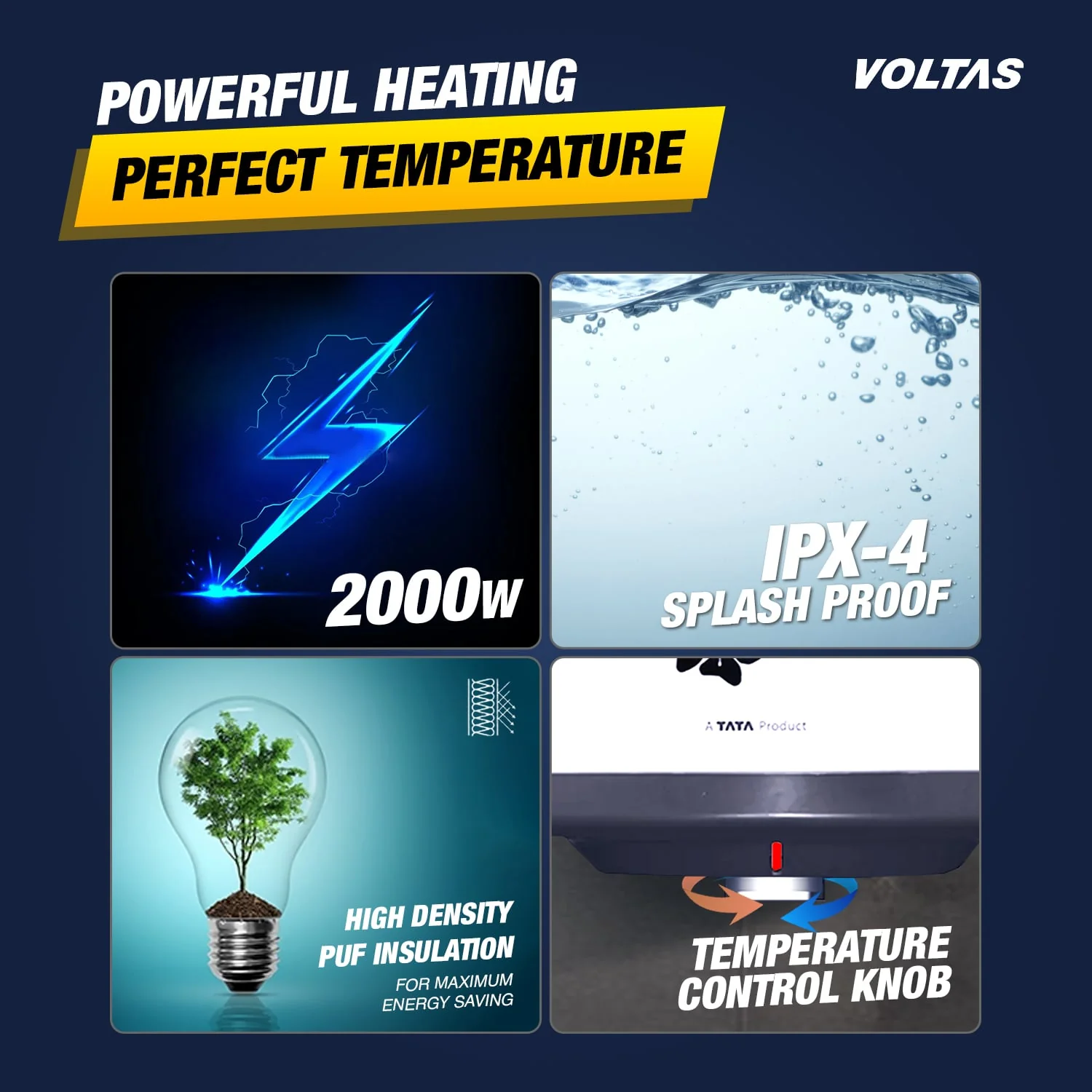 Voltas Aqua Pro Water Heater - 25 L (2000 W) - Image 9