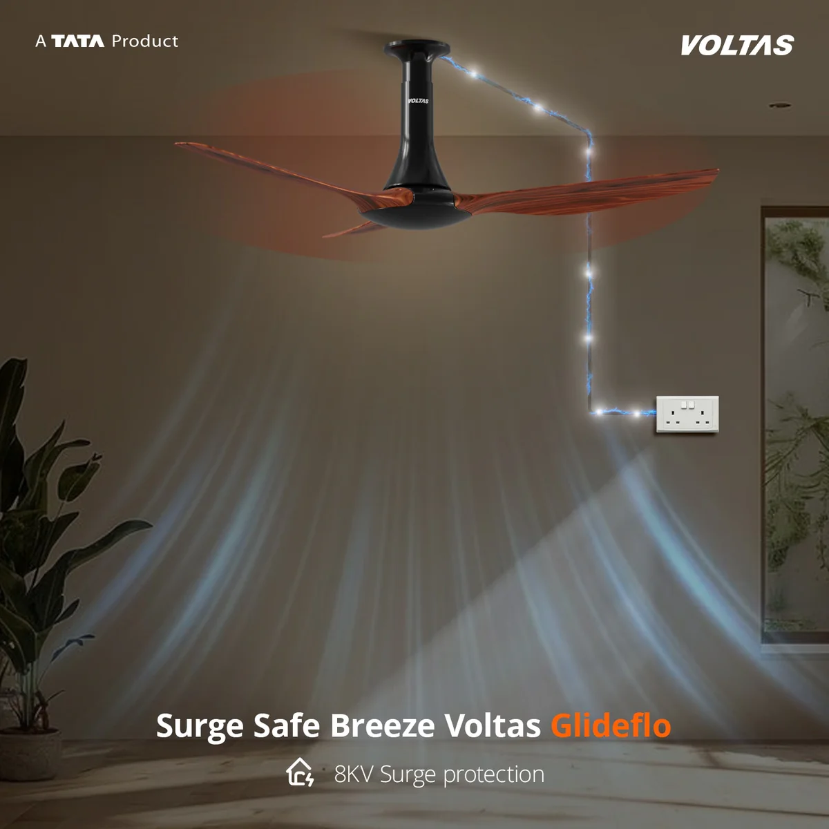 Voltas Glideflo BLDC Fan - 1320PBWO - Image 5