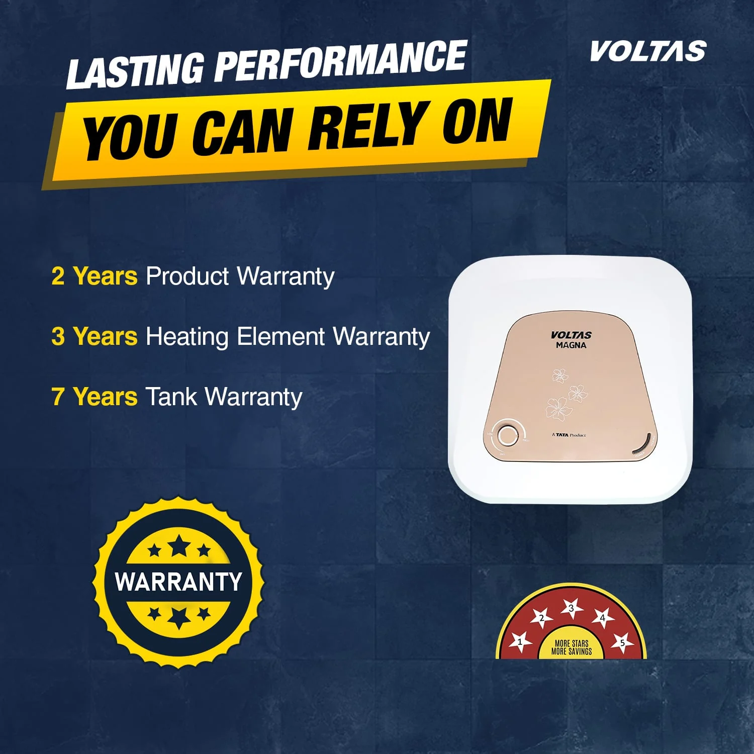 Voltas Magna Water Heater - 15 L (2000 W) - Image 4