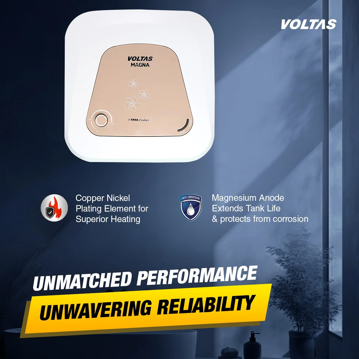 Voltas Magna Water Heater - 15 L (2000 W) - Image 6