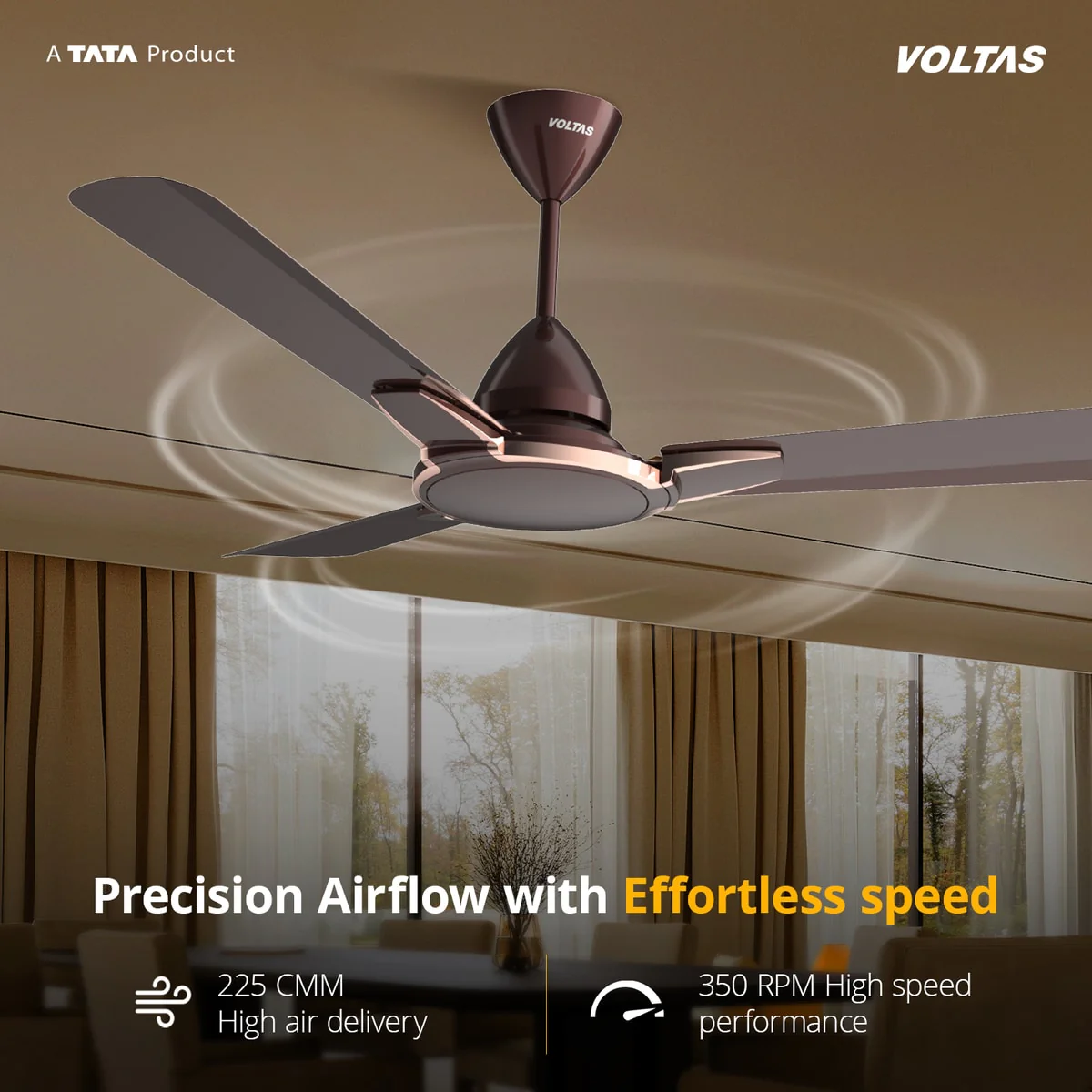 Voltas Rimflo BLDC Fan - 1200MBRBON - Image 4