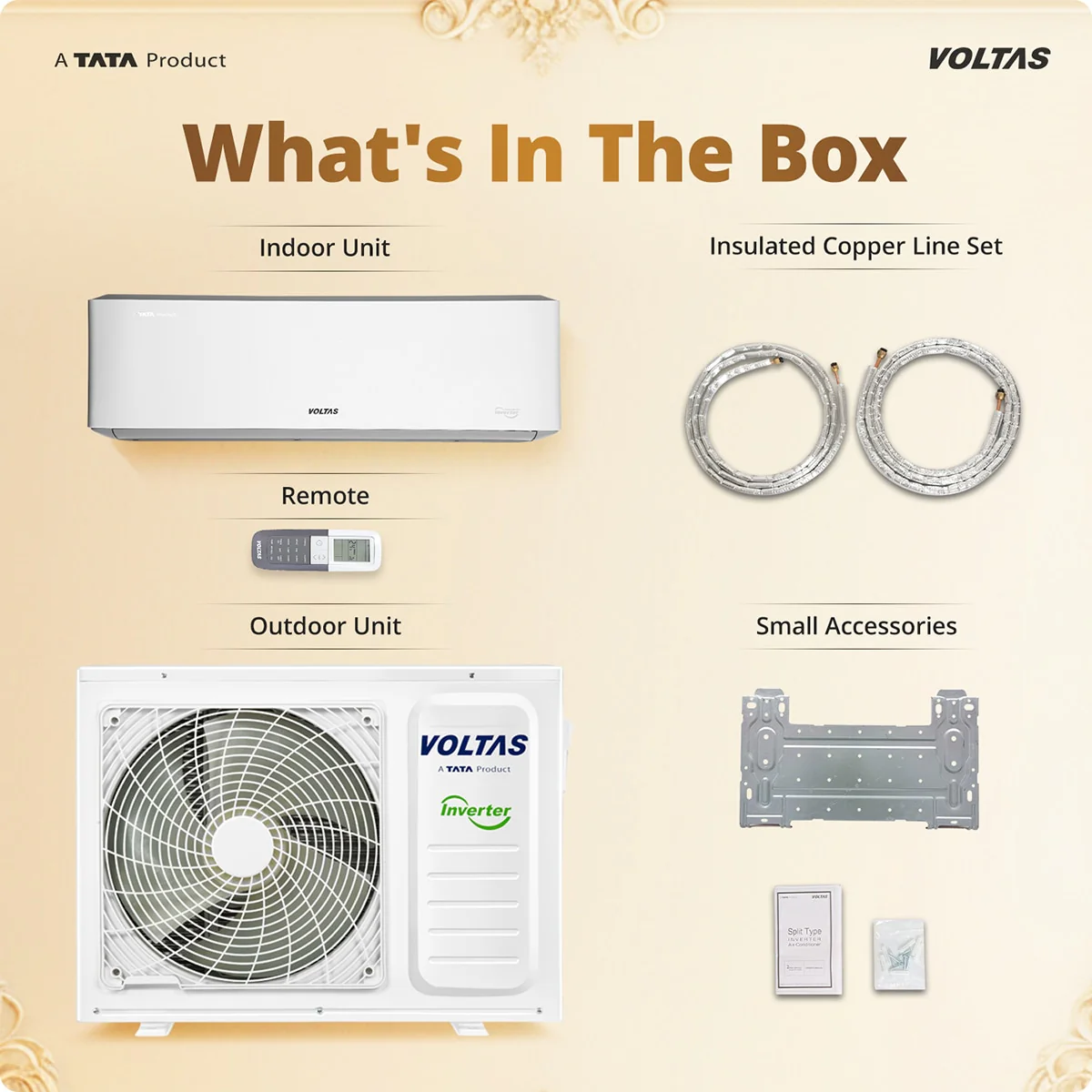 Voltas Split Air Conditioner, 1.5 Ton, 5 Star - 185INV Venus Luxe - Image 16