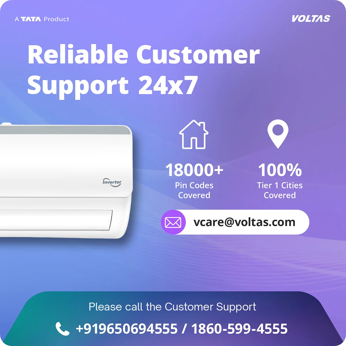 Voltas Split Air Conditioner, 1.5 Ton, 5 Star - 185INV Vertis Elite - Image 13