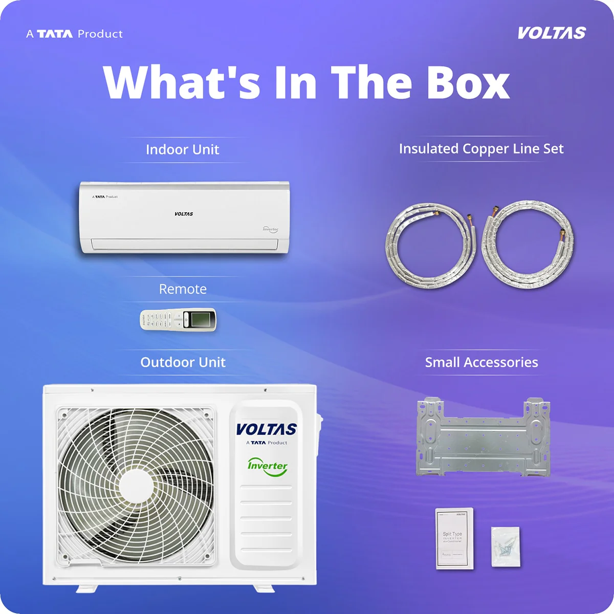Voltas Split Air Conditioner, 1 Ton, 3 Star - 123INV Vertis Elite - Image 17