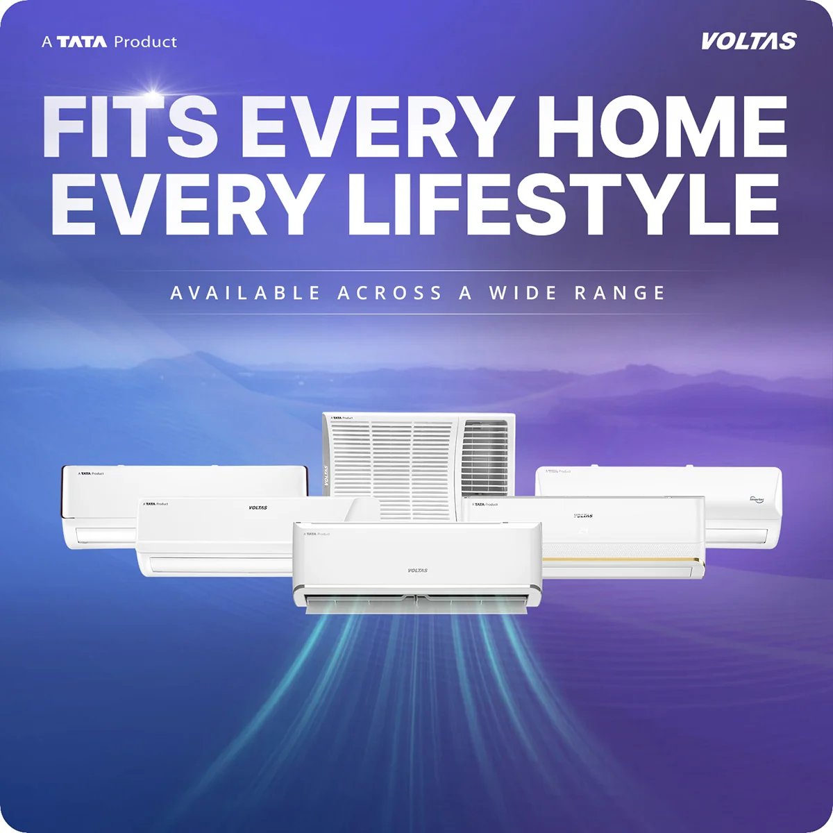Voltas Split Air Conditioner, 1 Ton, 3 Star - 123INV Vertis Elite Gold - Image 18