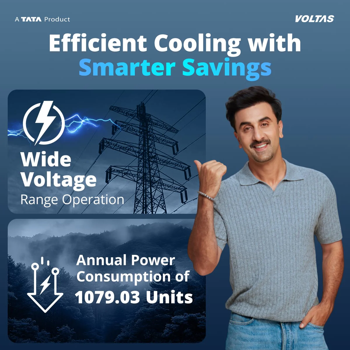 Voltas Split Air Conditioner, 2 Ton, 3 Star - 243INV Vectra Elegant - Image 11