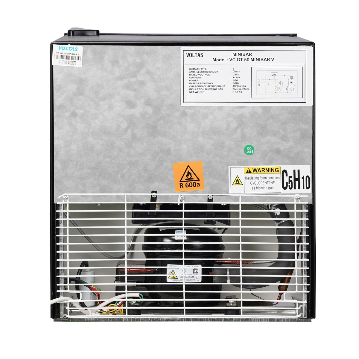 Voltas Visi-Cooler 50 Litres Mini Bar Glass Door - Image 5