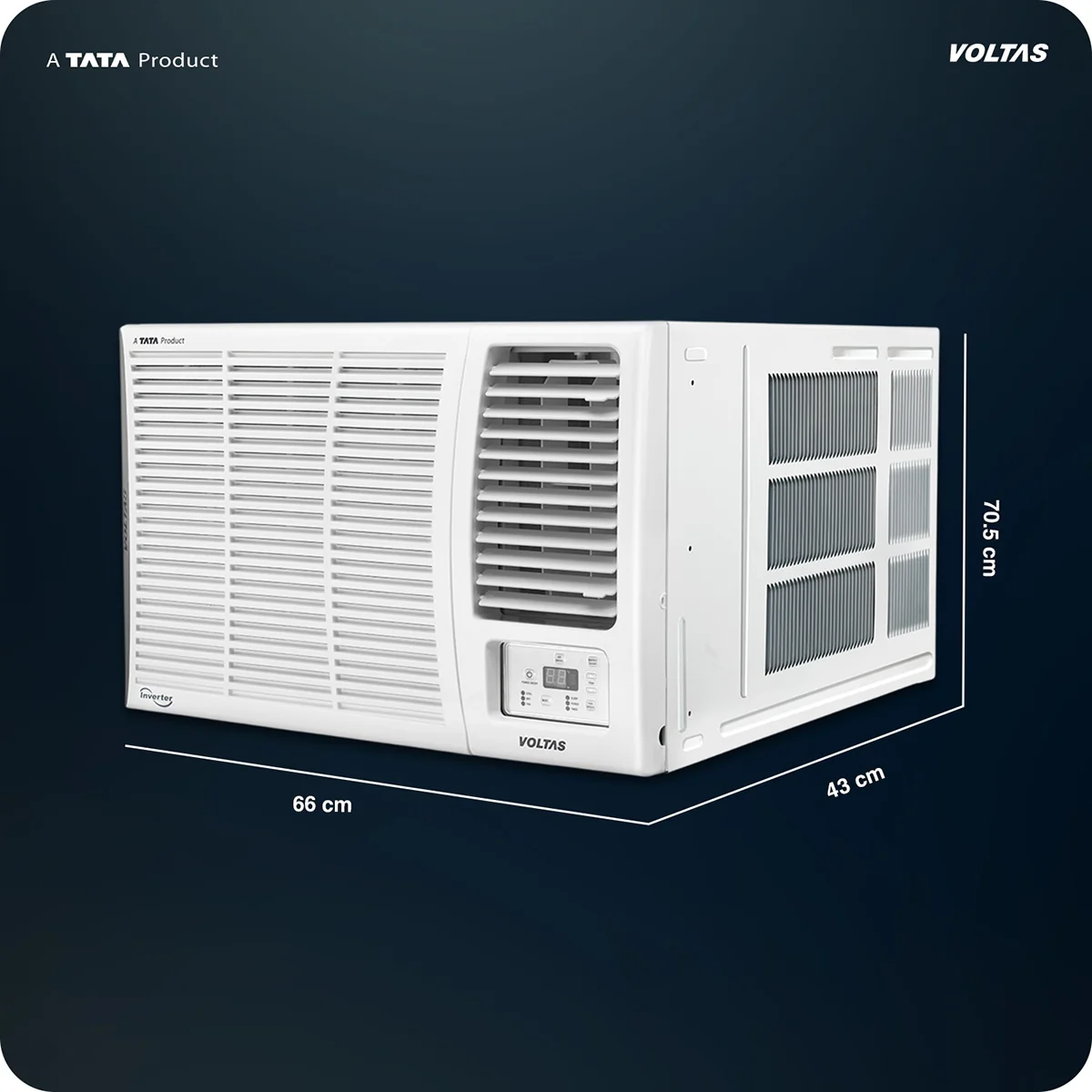 Voltas Window Air Conditioner, 1.5 Ton, 2 Star - 182FS Elite - Image 4
