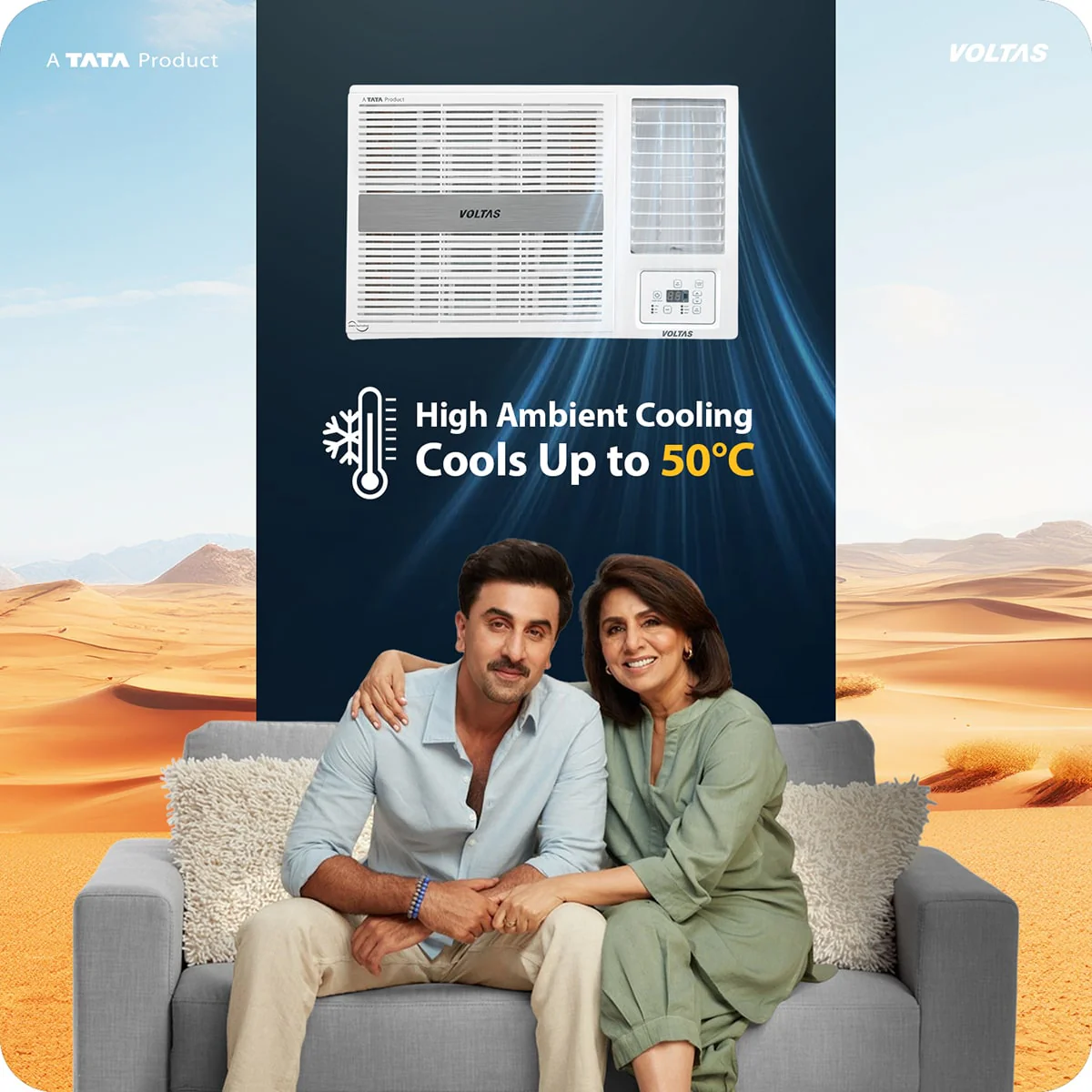 Voltas Window Air Conditioner, 1.5 Ton, 3 Star - 183INV Pearl - Image 7