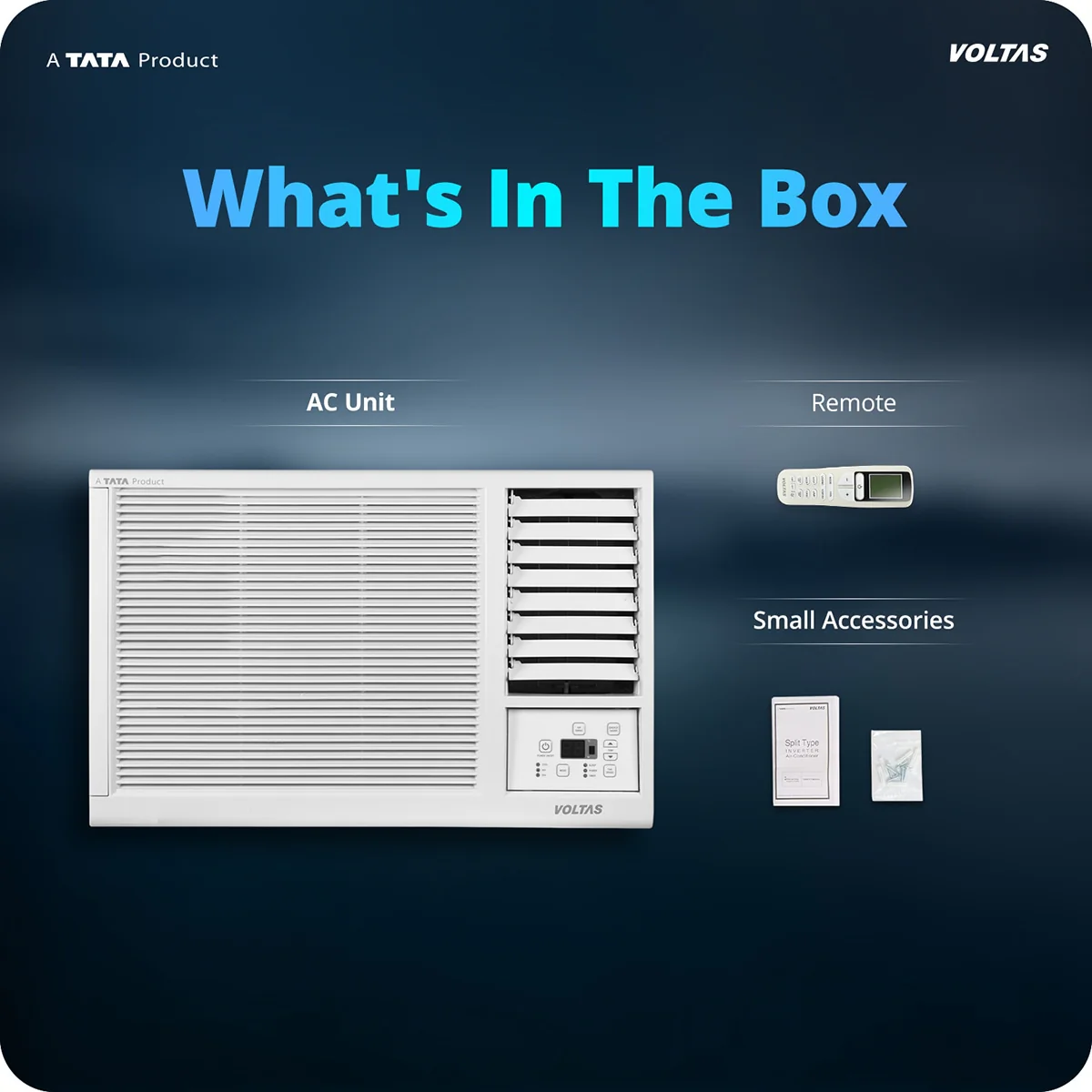 Voltas Window Air Conditioner, 1 Ton, 2 Star - 122FS Platina - Image 19