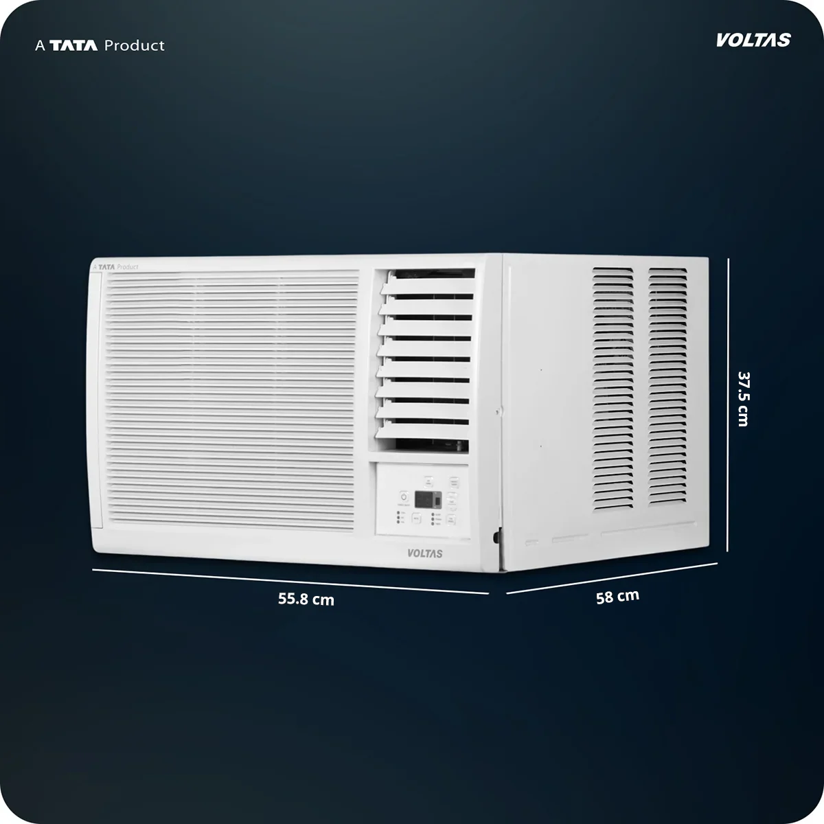Voltas Window Air Conditioner, 1 Ton, 2 Star - 122FS Platina - Image 4
